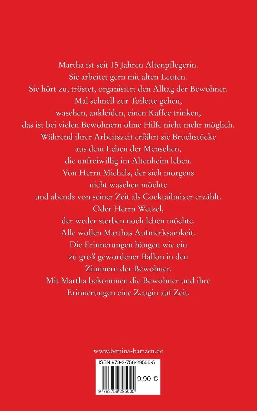 Rückseite: 9783756295005 | Hotel Altenheim | 15 Geschichten | Bettina Bartzen | Taschenbuch
