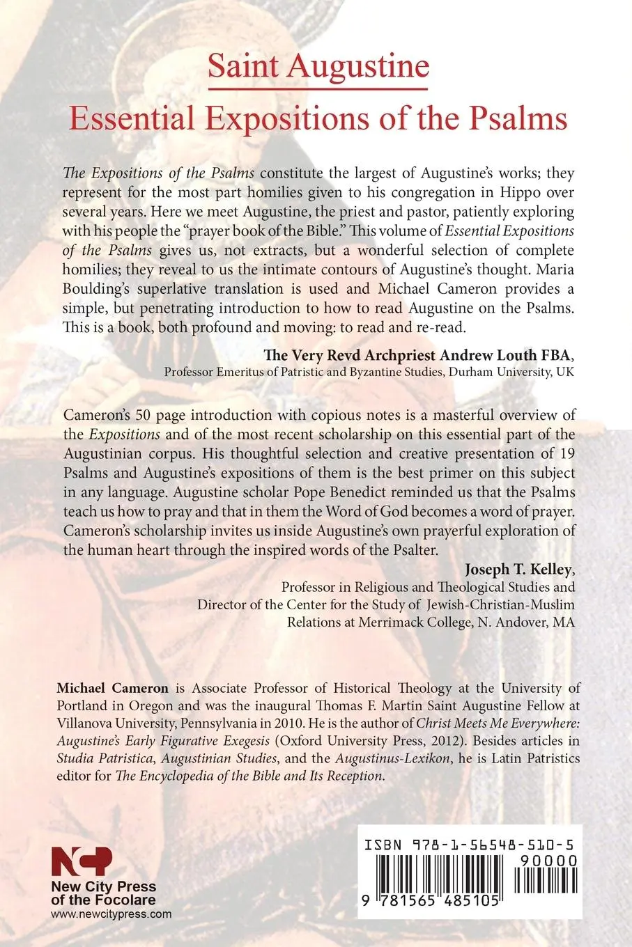 Rückseite: 9781565485105 | Essential Expositions of the Psalms | Augustine (u. a.) | Taschenbuch
