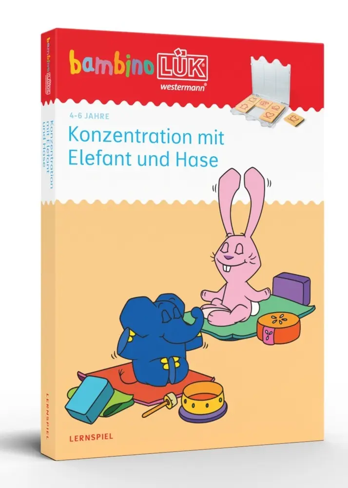 Cover: 9783072475105 | bambinoLÜK-Set. Kindergarten/Vorschule Konzentration mit Elefant...