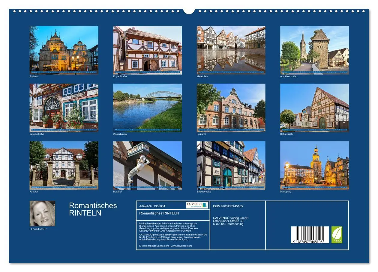 Bild: 9783457445105 | Romantisches RINTELN (hochwertiger Premium Wandkalender 2026 DIN A2...