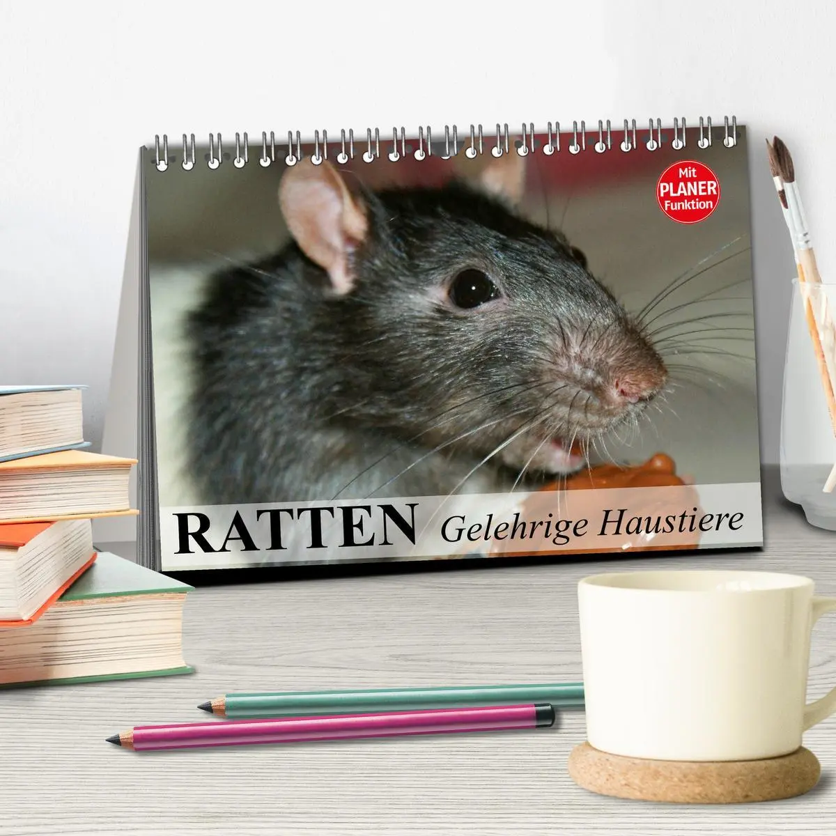 Bild: 9783457995105 | Ratten. Gelehrige Haustiere (Tischkalender 2026 DIN A5 quer),...