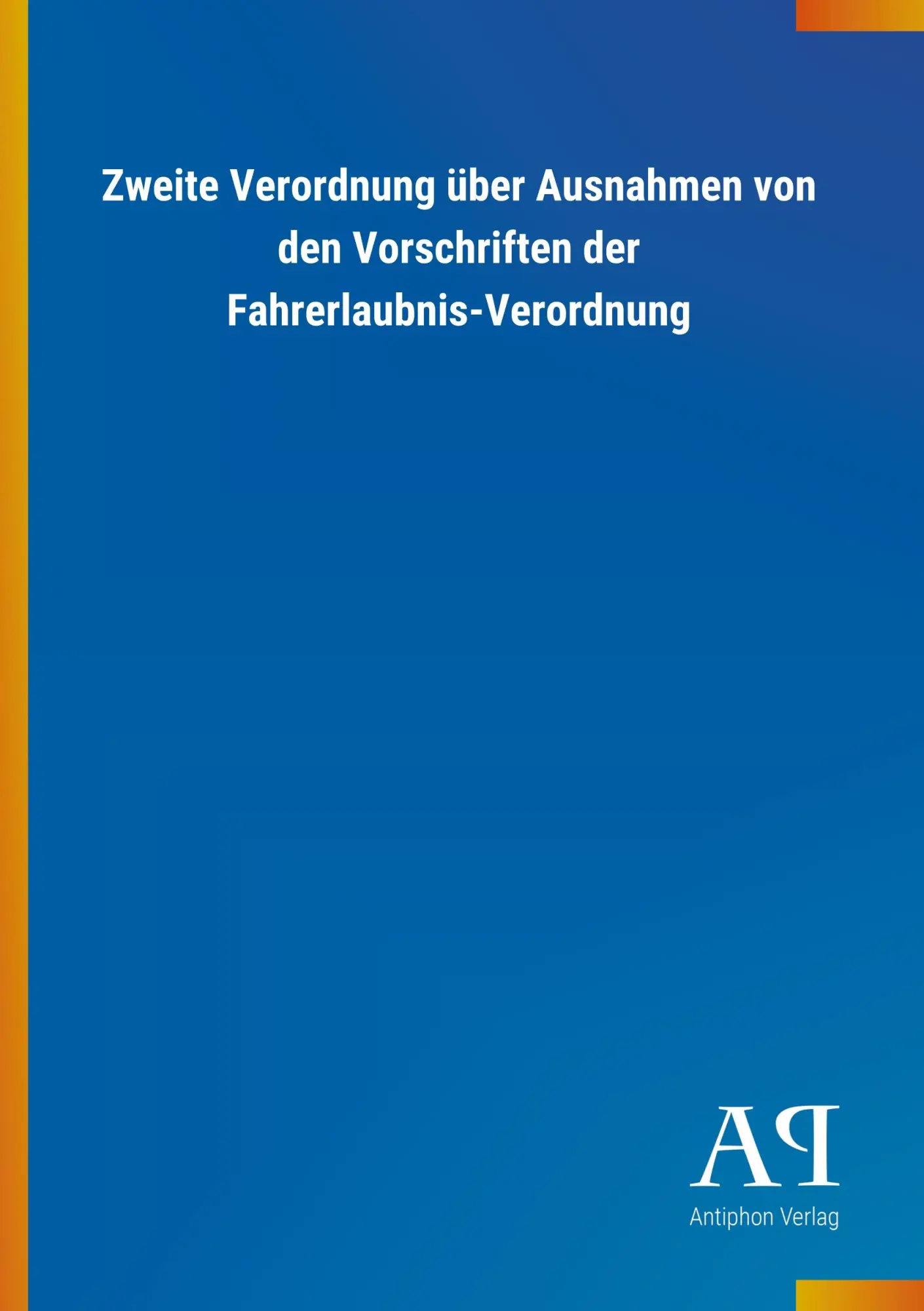 Cover: 9783731435105 | Zweite Verordnung über Ausnahmen von den Vorschriften der...