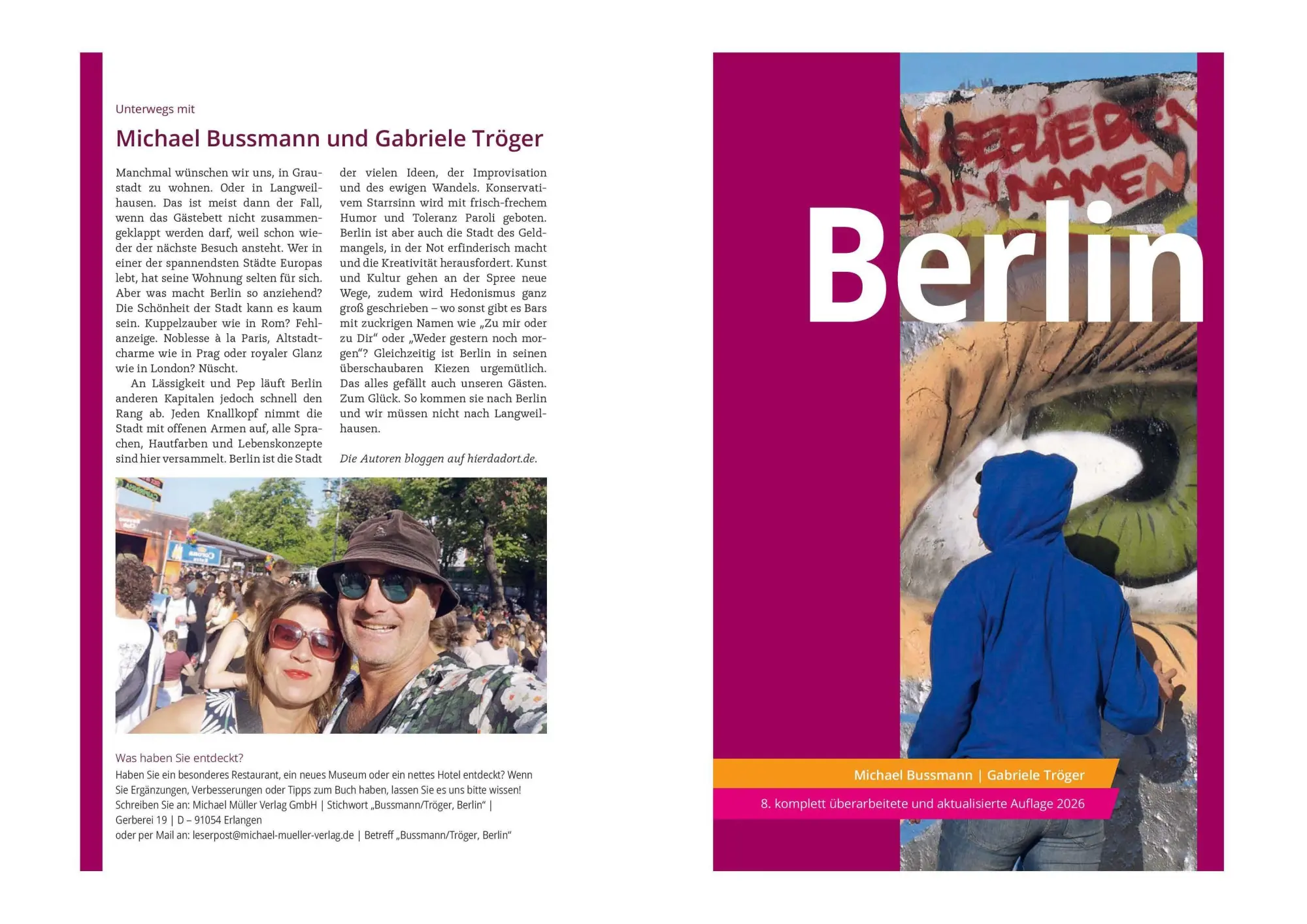 Bild: 9783966855105 | MICHAEL MÜLLER Reiseführer Berlin MM-City | Gabriele Tröger (u. a.)