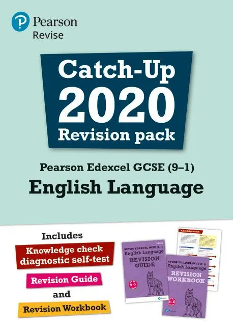 Cover: 9781292375205 | Pearson REVISE Edexcel GCSE English Language: Revision Pack - for...