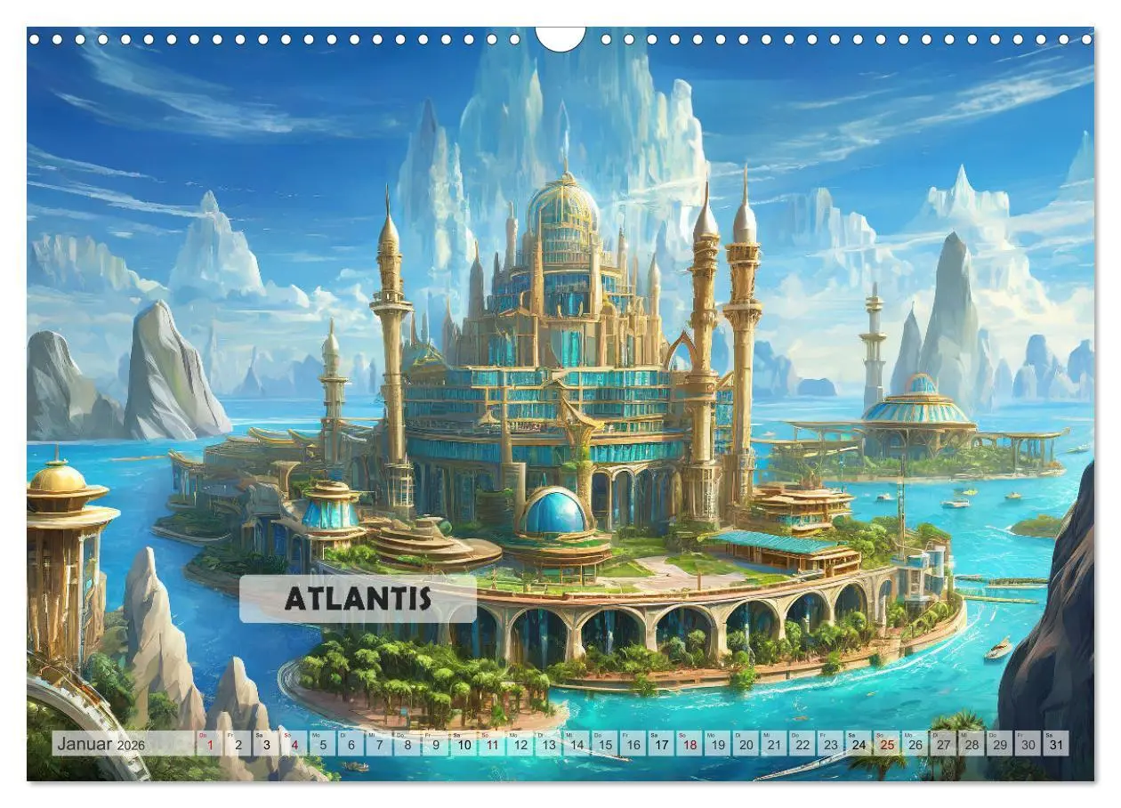 Bild: 9783457435205 | Sagenhafte Orte und Mythen (Wandkalender 2026 DIN A3 quer),...