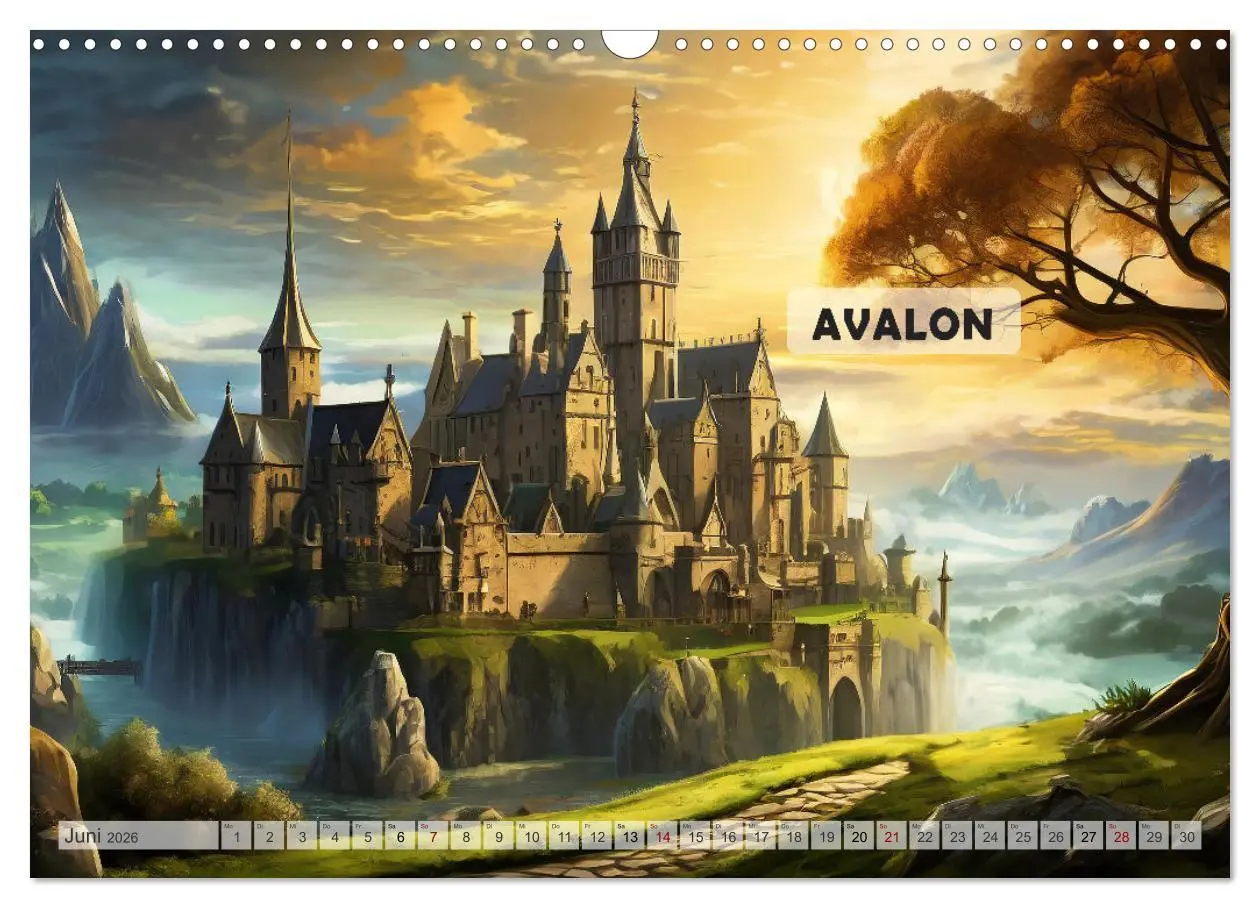 Bild: 9783457435205 | Sagenhafte Orte und Mythen (Wandkalender 2026 DIN A3 quer),...