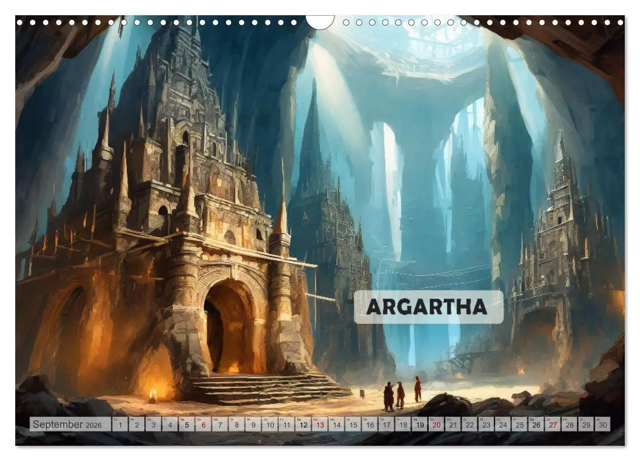 Bild: 9783457435205 | Sagenhafte Orte und Mythen (Wandkalender 2026 DIN A3 quer),...