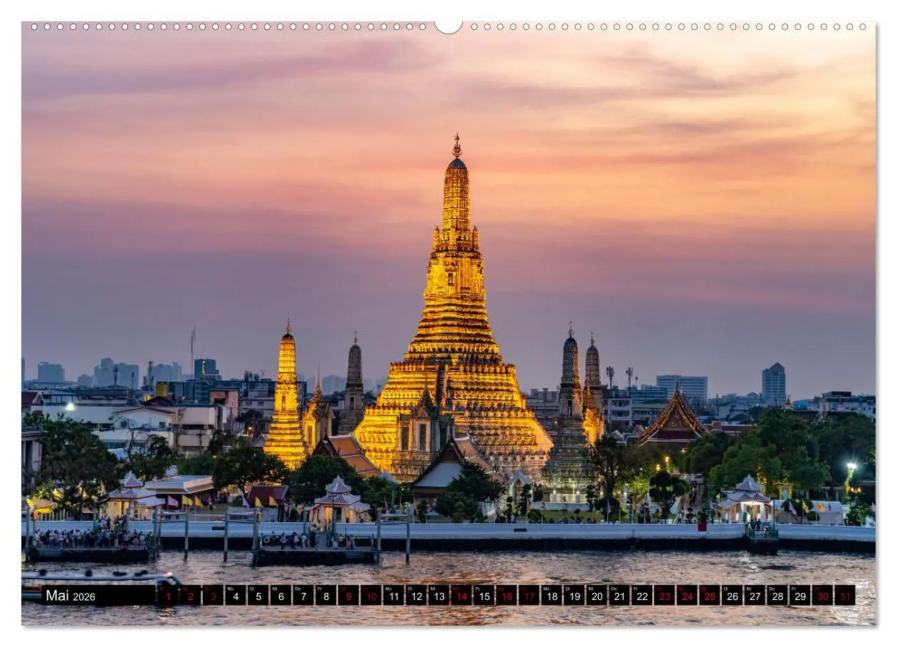Bild: 9783457745205 | Bangkok - Thailand (hochwertiger Premium Wandkalender 2026 DIN A2...