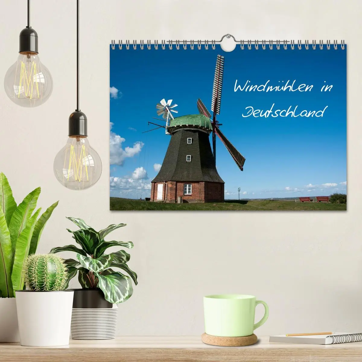Bild: 9783516145205 | Windmühlen in Deutschland (Wandkalender 2026 DIN A4 quer), CALVENDO...