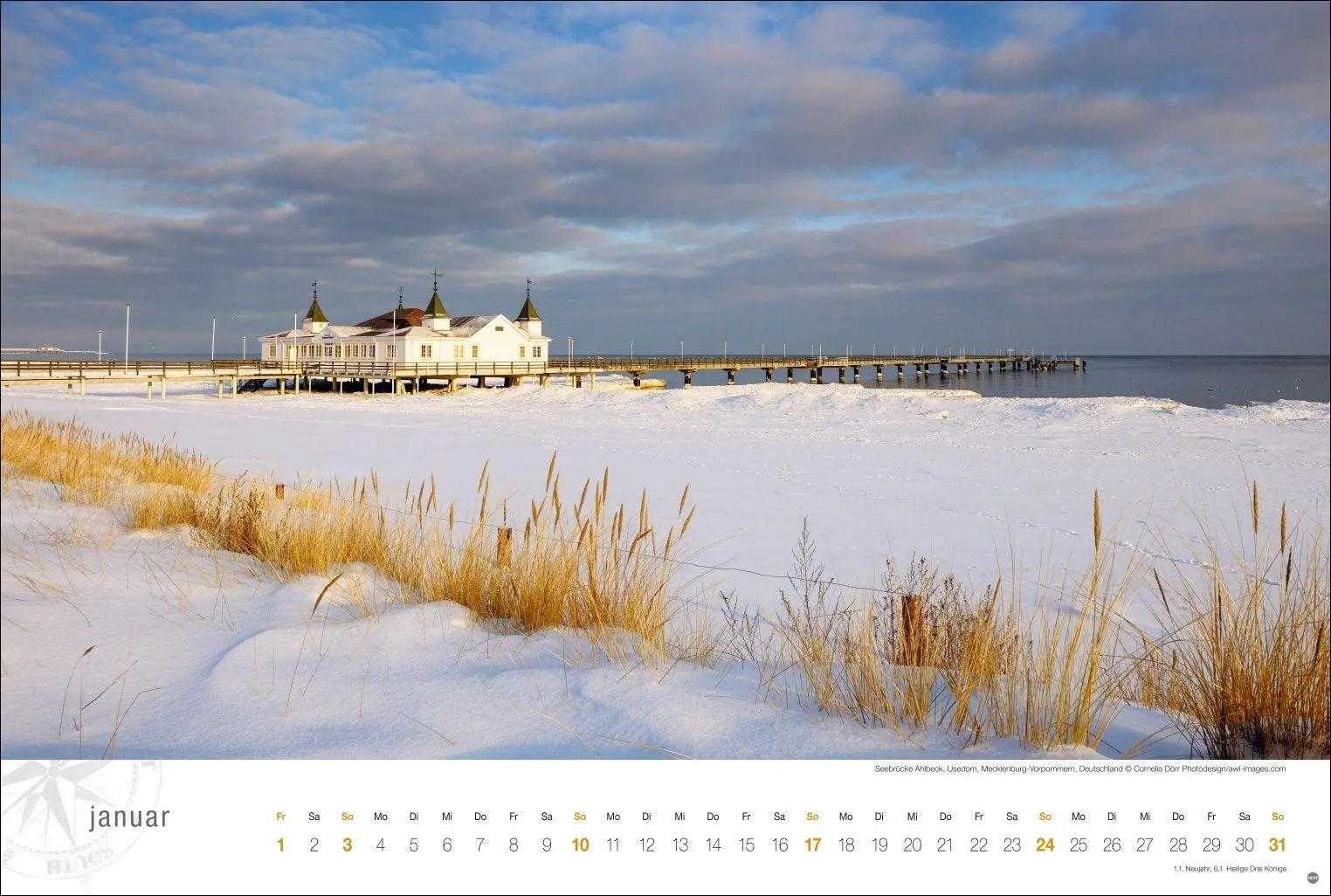 Bild: 9783756415205 | Ostsee Globetrotter Kalender 2027 - Von behaglichen Strandkörben...