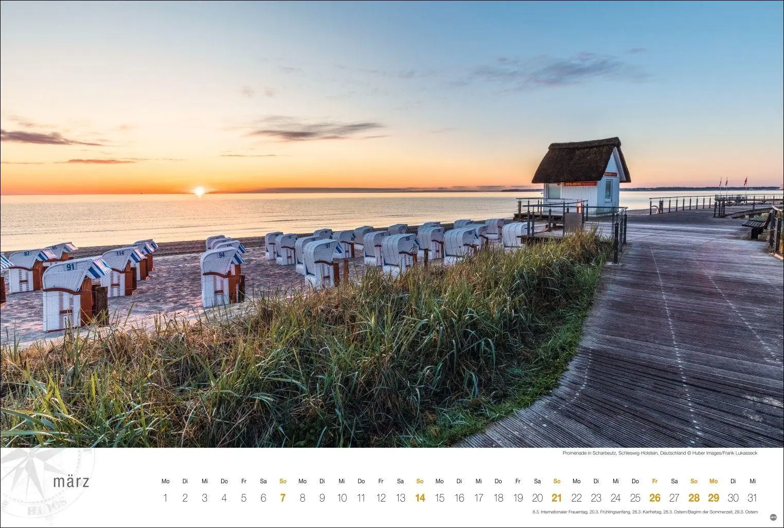 Bild: 9783756415205 | Ostsee Globetrotter Kalender 2027 - Von behaglichen Strandkörben...