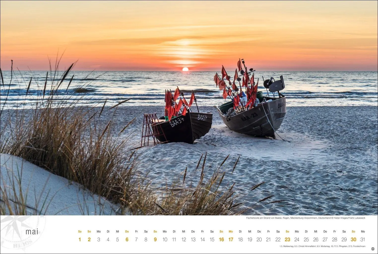 Bild: 9783756415205 | Ostsee Globetrotter Kalender 2027 - Von behaglichen Strandkörben...