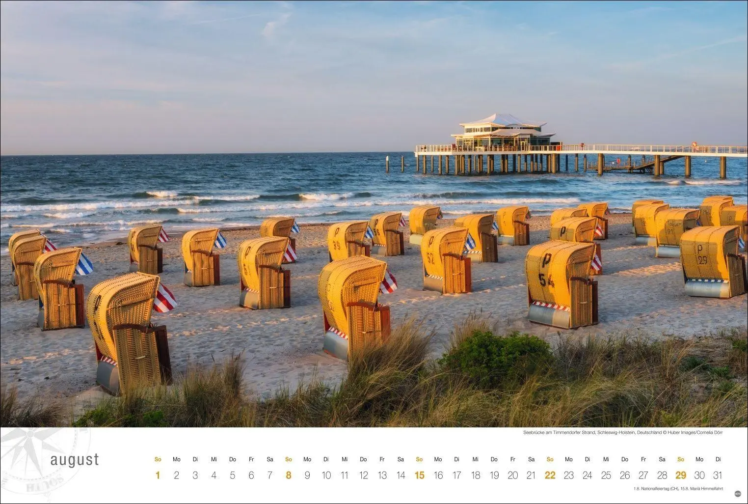 Bild: 9783756415205 | Ostsee Globetrotter Kalender 2027 - Von behaglichen Strandkörben...