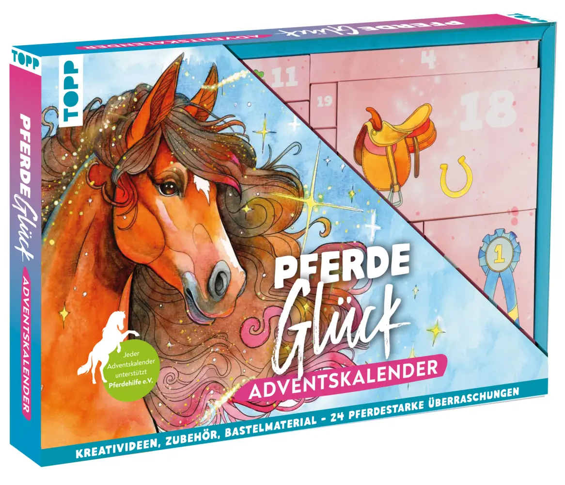 Cover: 4007742185305 | Pferdeglück - Der kreative Adventskalender. 24 Überraschungen für...