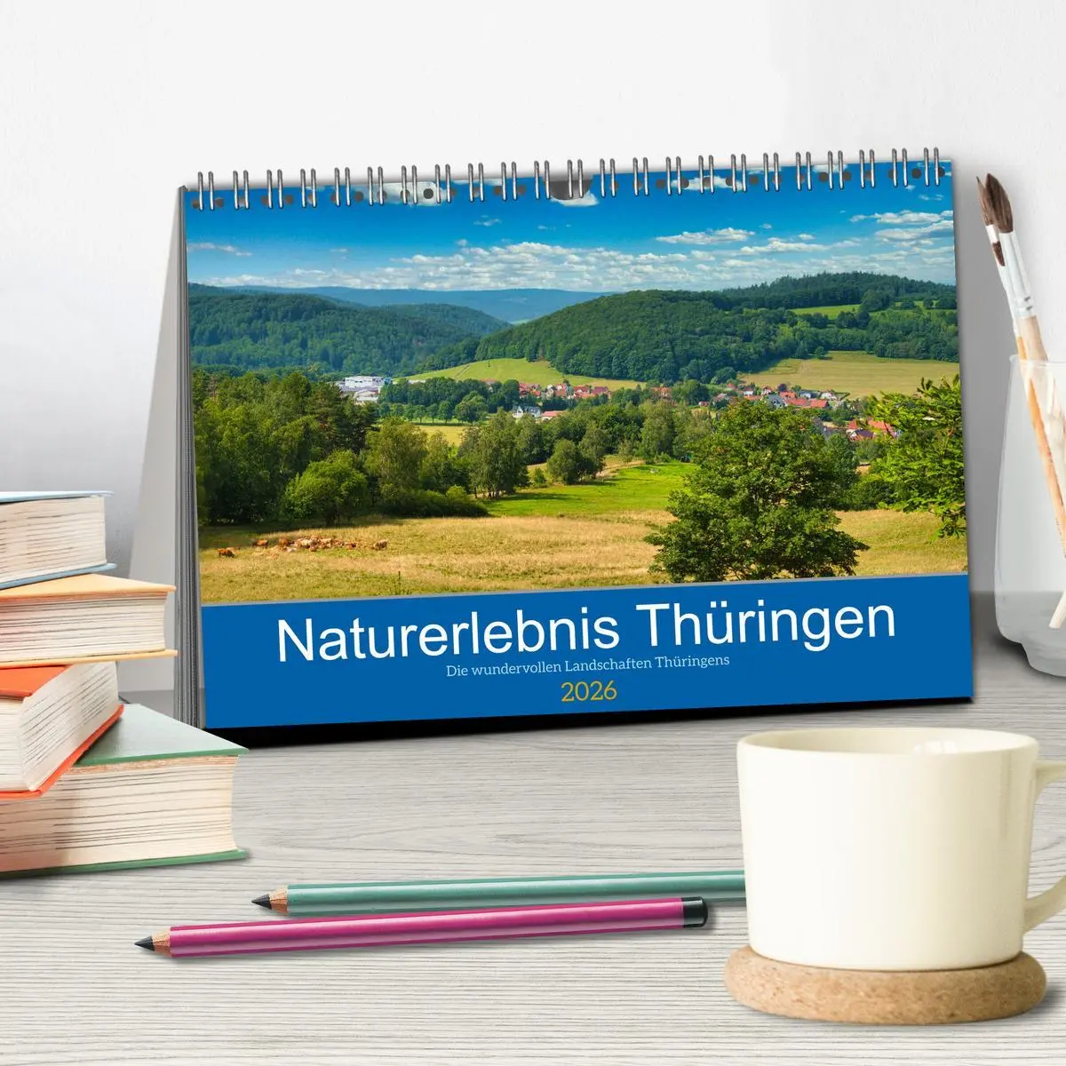 Bild: 9783457595305 | Naturerlebnis Thüringen (Tischkalender 2026 DIN A5 quer), CALVENDO...