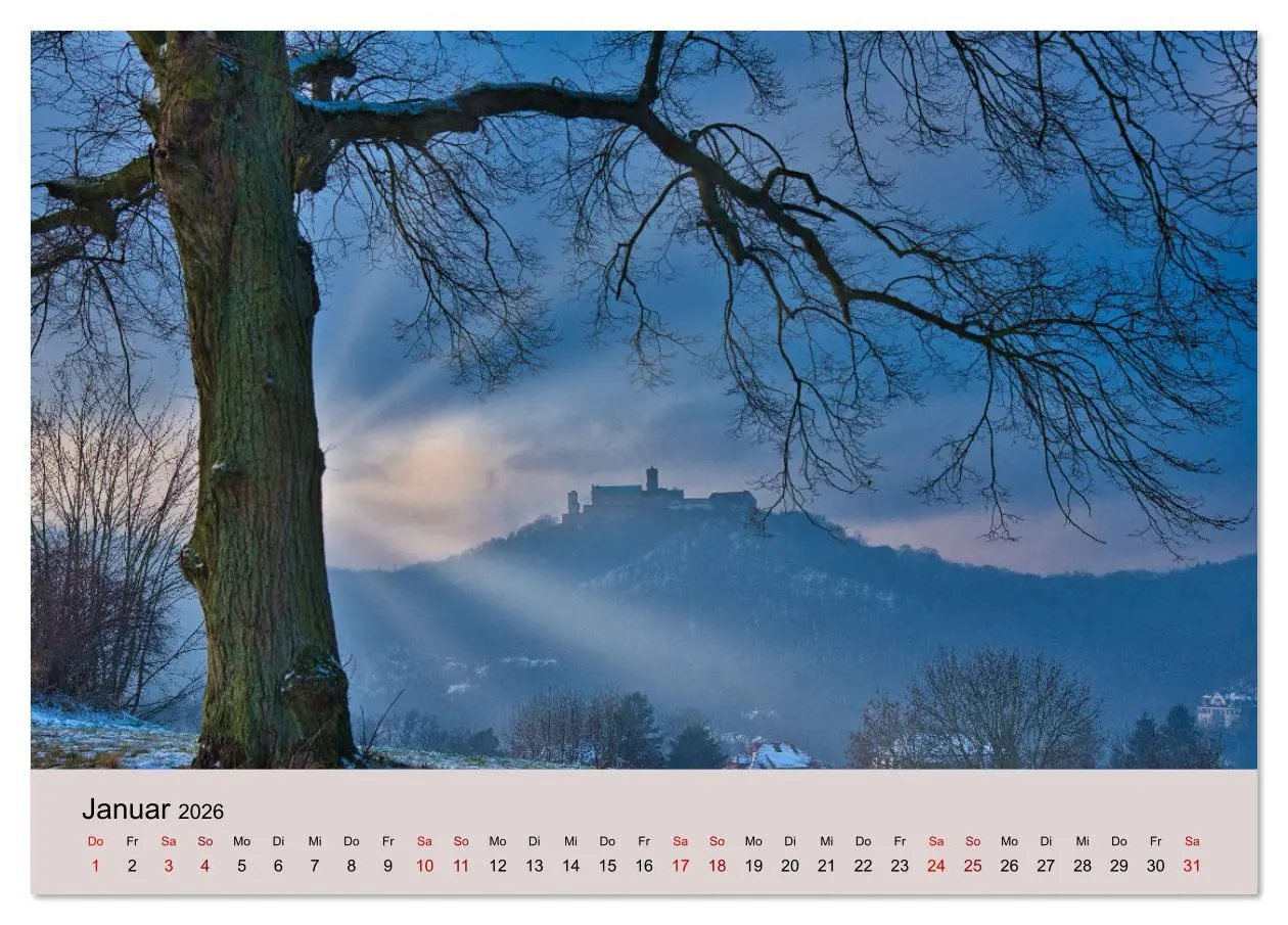Bild: 9783457595305 | Naturerlebnis Thüringen (Tischkalender 2026 DIN A5 quer), CALVENDO...