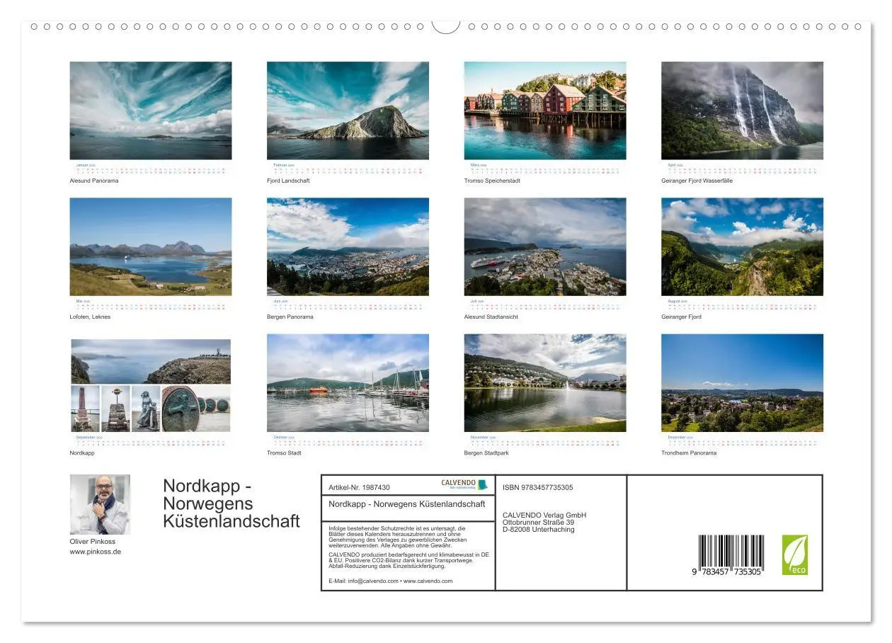 Bild: 9783457735305 | Nordkapp - Norwegens Küstenlandschaft (hochwertiger Premium...