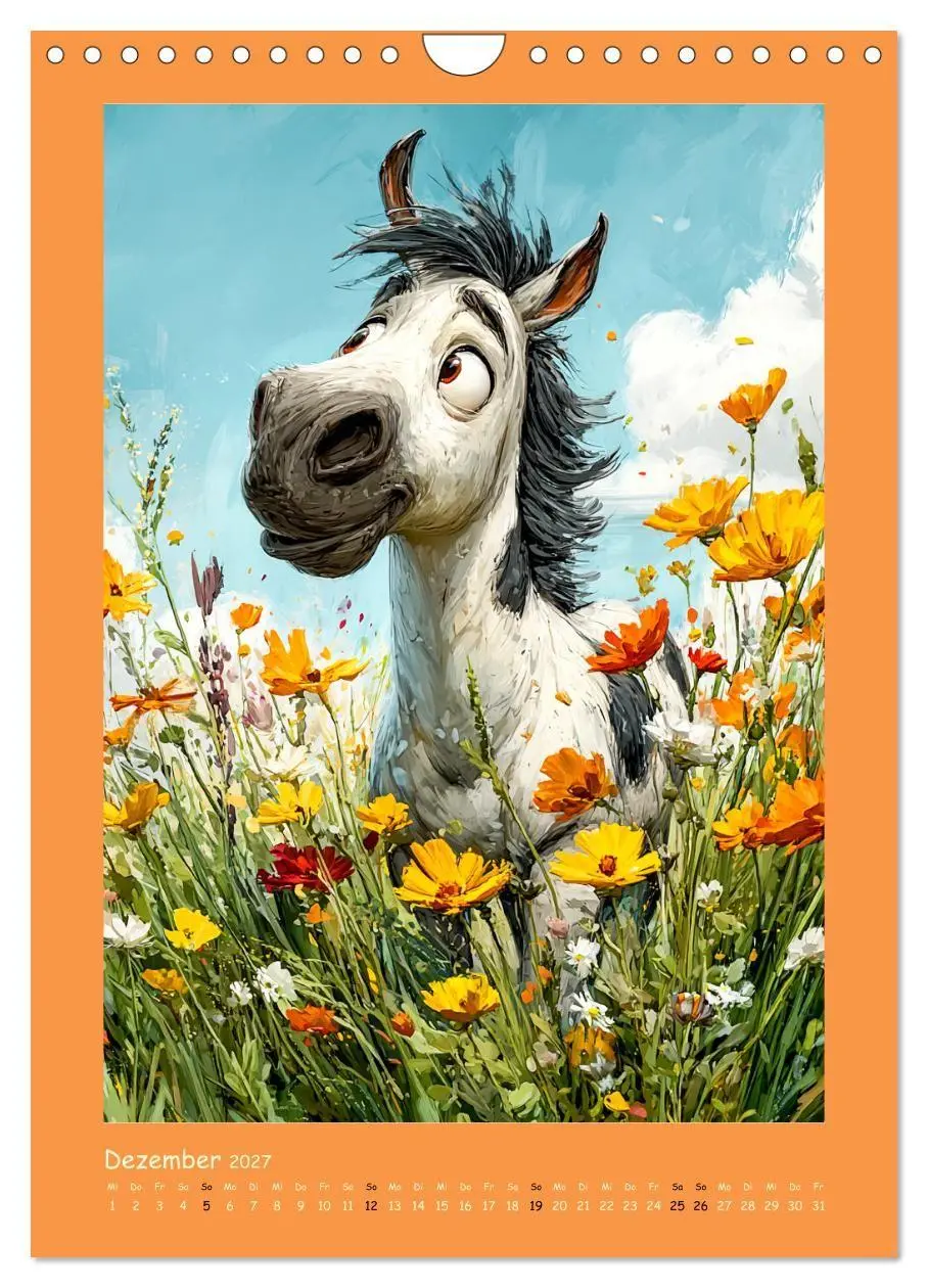 Bild: 9783516825305 | Glückliche Tiere. Ein lieblicher Kinderkalender (Wandkalender 2027...