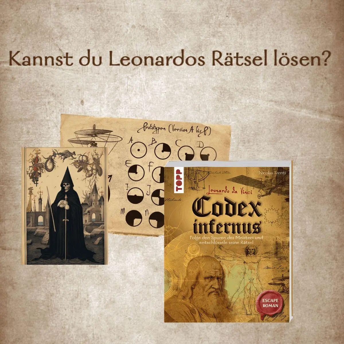 Bild: 9783735855305 | Leonardo da Vincis Codex Infernus. Escape-Roman | Nicolas Trenti
