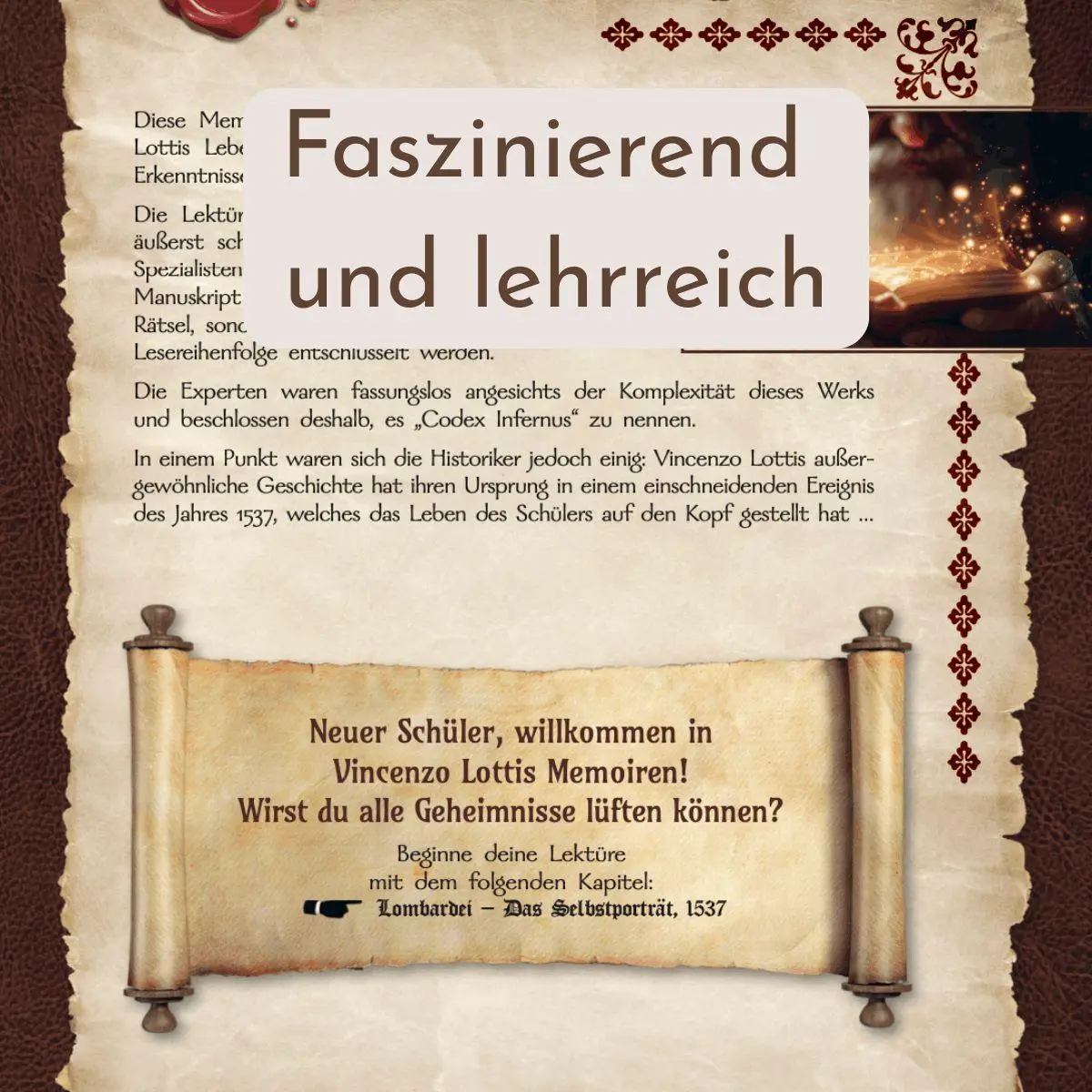 Bild: 9783735855305 | Leonardo da Vincis Codex Infernus. Escape-Roman | Nicolas Trenti