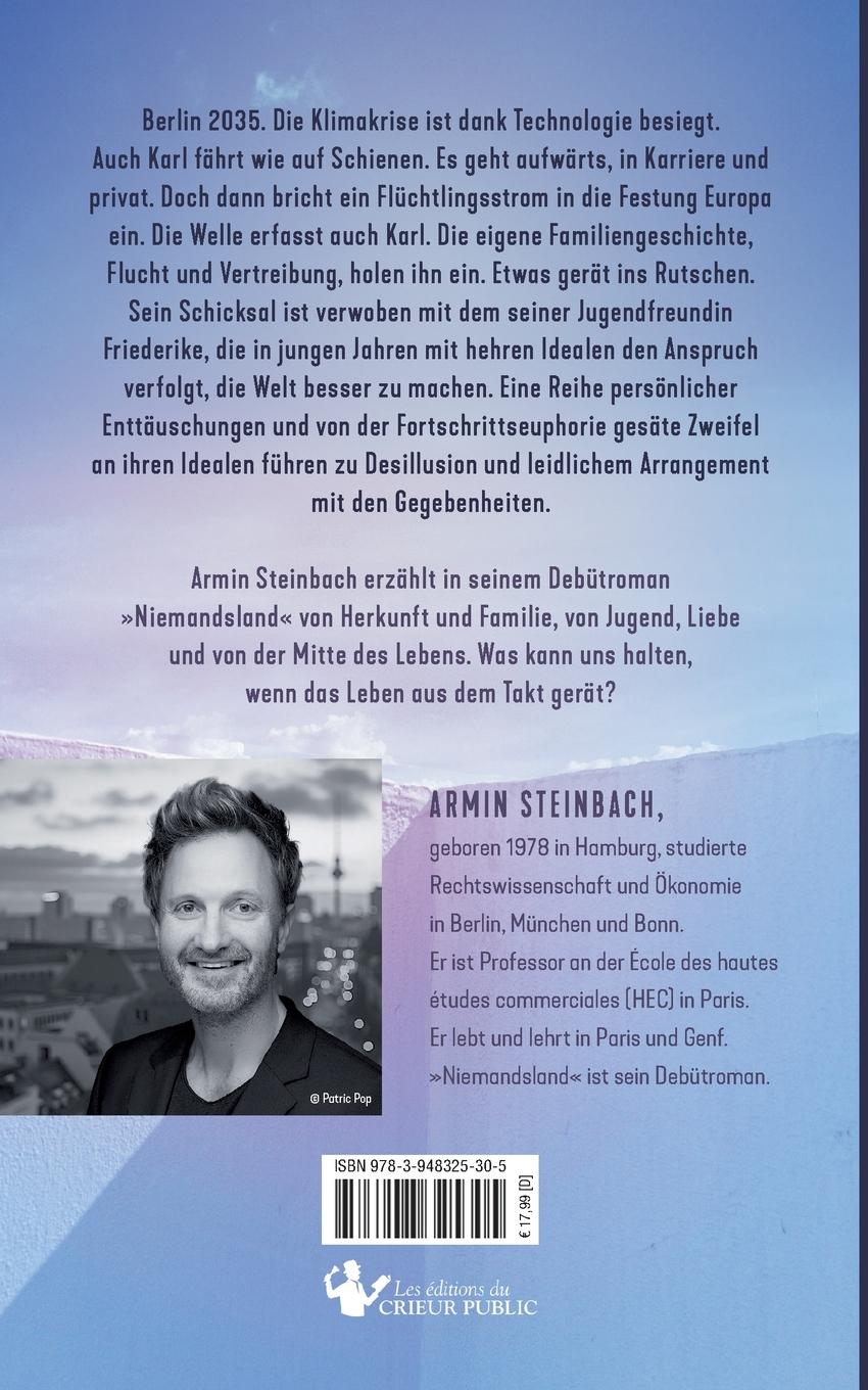 Rückseite: 9783948325305 | Niemandsland | Armin Steinbach | Taschenbuch | Paperback | 340 S.