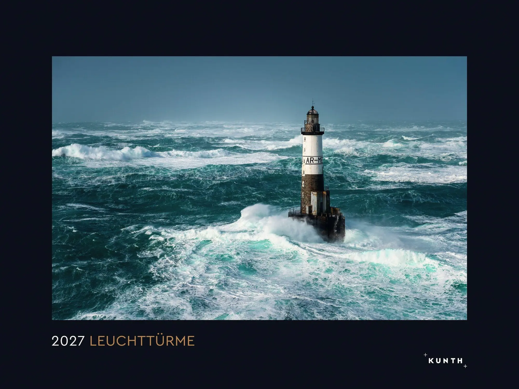 Cover: 9783965915305 | Leuchttürme - KUNTH Wandkalender 2027 | Kalender | 14 S. | Deutsch