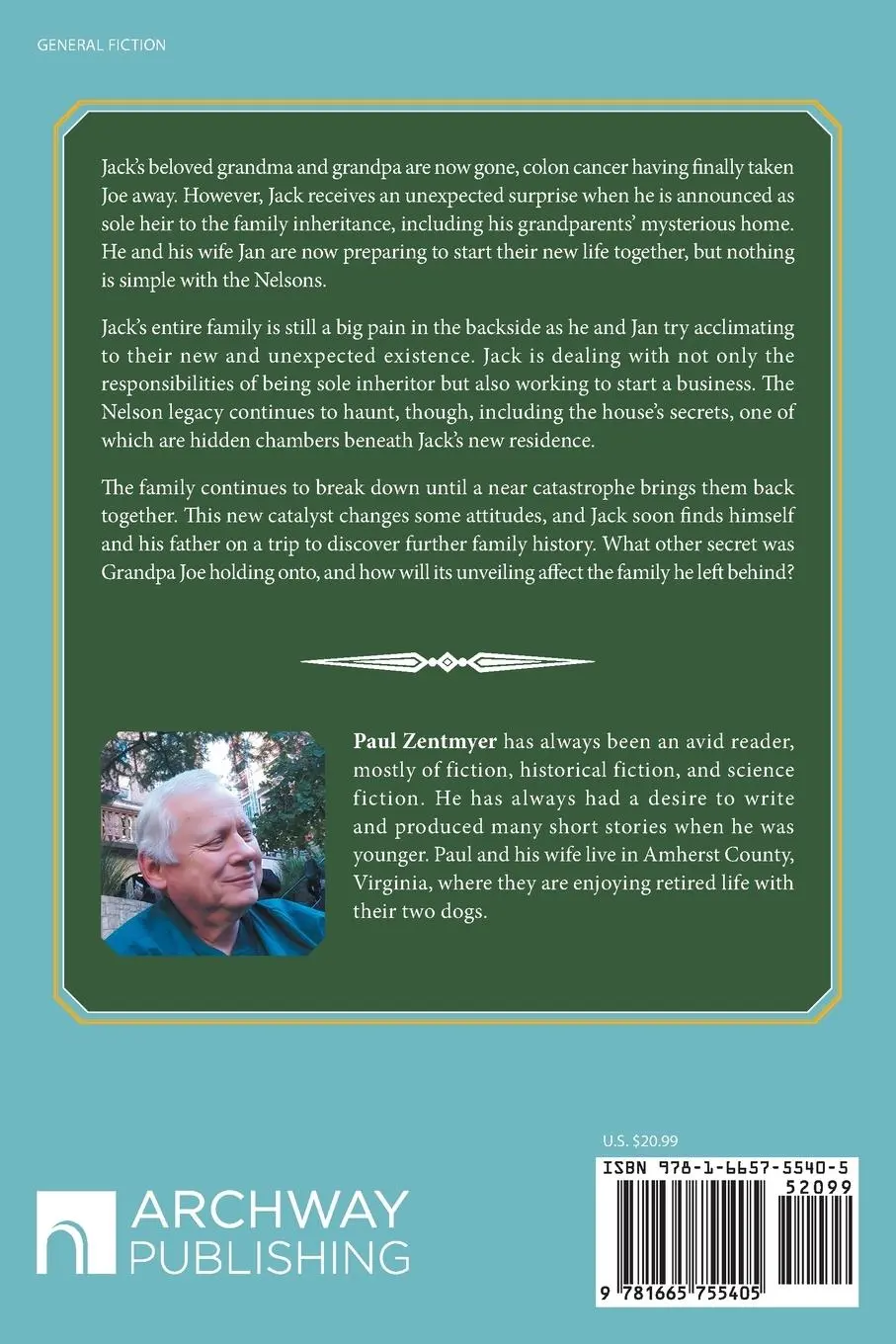 Rückseite: 9781665755405 | Nelson Family Matters | The Legacy Part II | Paul Zentmyer | Buch