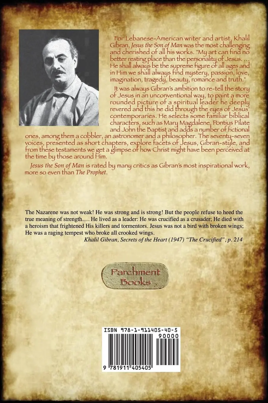 Rückseite: 9781911405405 | Jesus the Son of Man | Khalil Gibran | Taschenbuch | Englisch | 2017