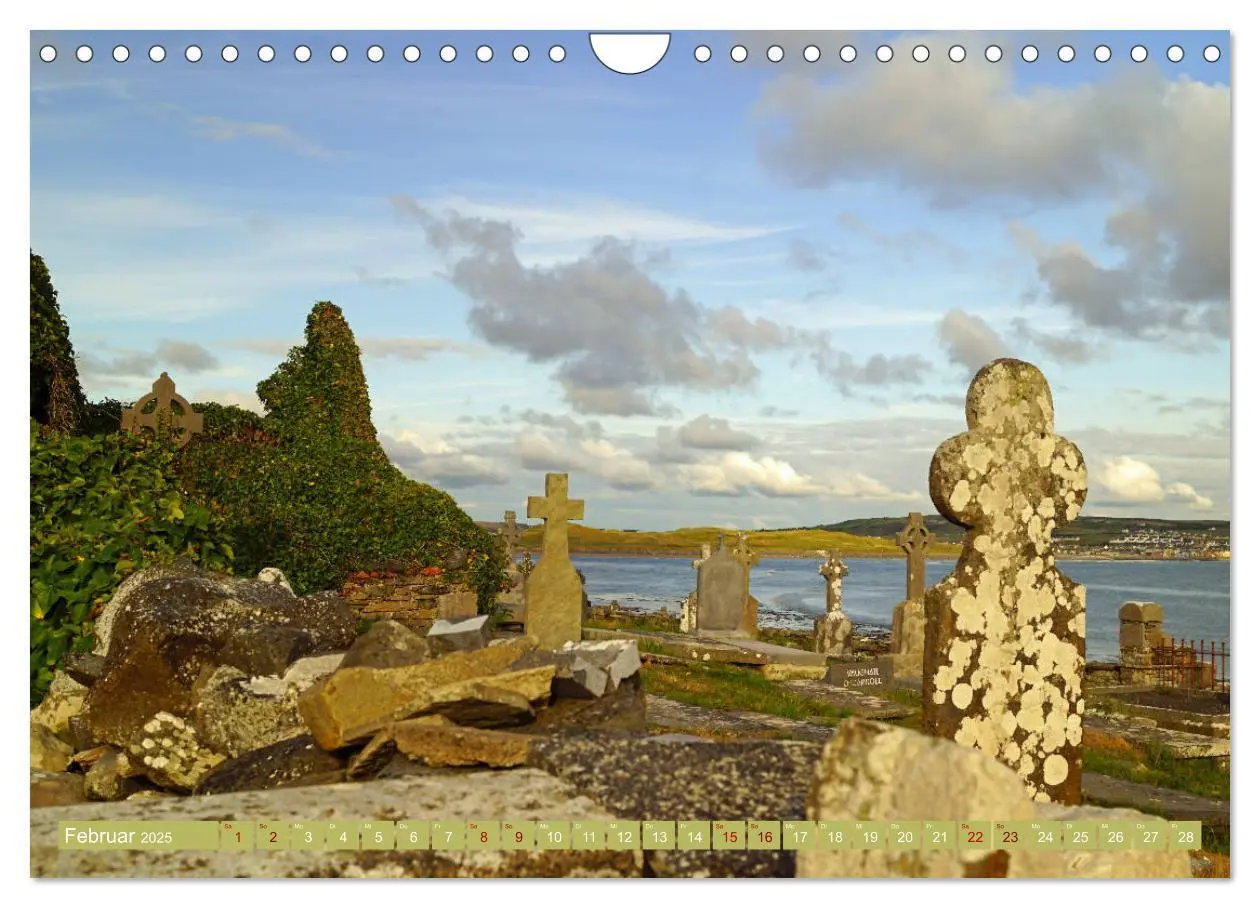 Bild: 9783435255405 | Ehrfürchtige Stille - Friedhöfe in Irland (Wandkalender 2025 DIN A4...