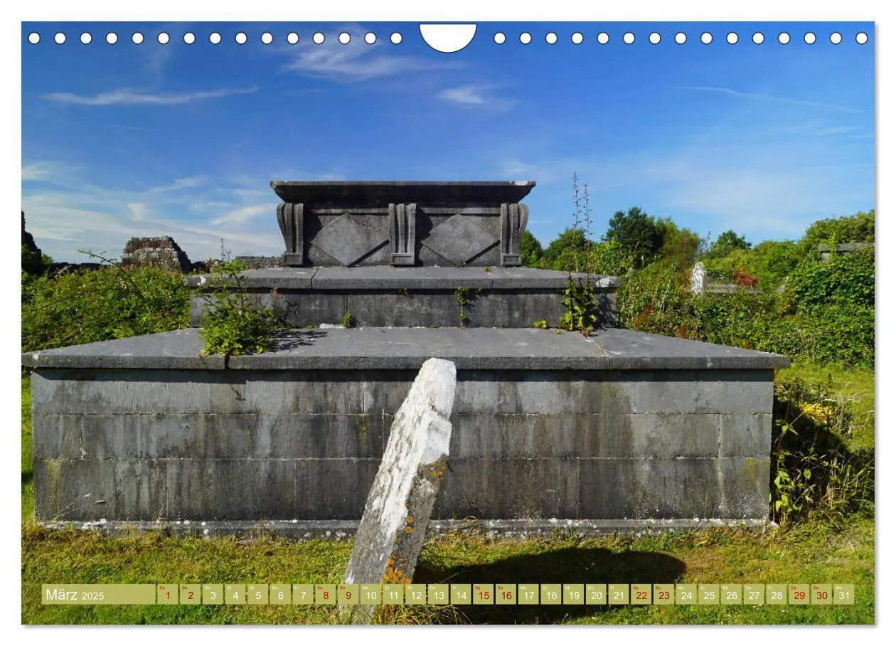 Bild: 9783435255405 | Ehrfürchtige Stille - Friedhöfe in Irland (Wandkalender 2025 DIN A4...