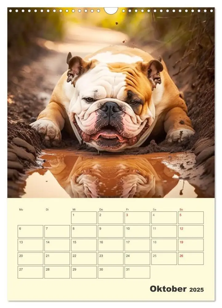 Bild: 9783435875405 | English Bulldogs. Fröhliche Dickköpfe mit Charakter (Wandkalender...