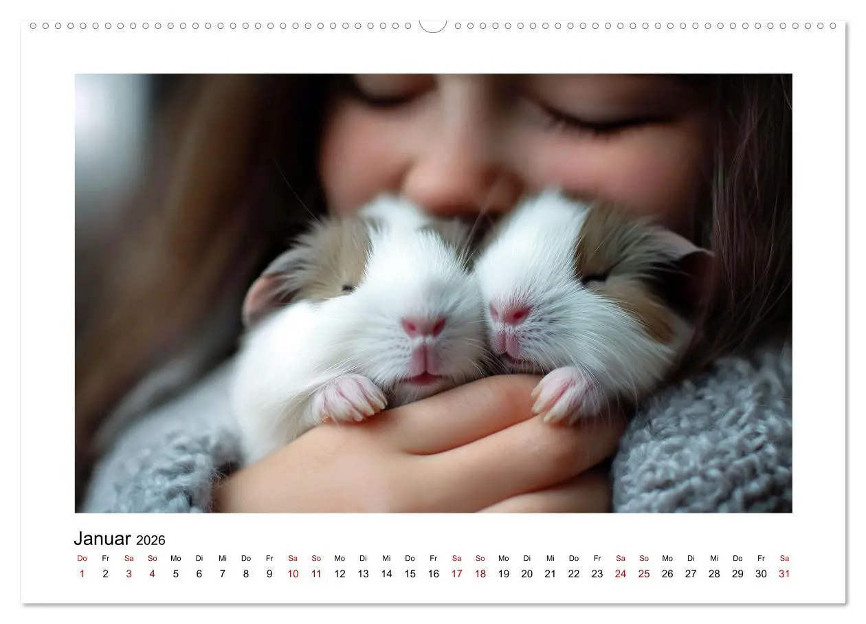 Bild: 9783457275405 | Mehr Schwein mit Meerschwein (Wandkalender 2026 DIN A2 quer),...