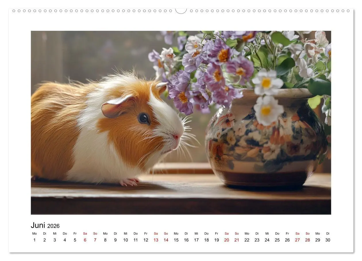 Bild: 9783457275405 | Mehr Schwein mit Meerschwein (Wandkalender 2026 DIN A2 quer),...