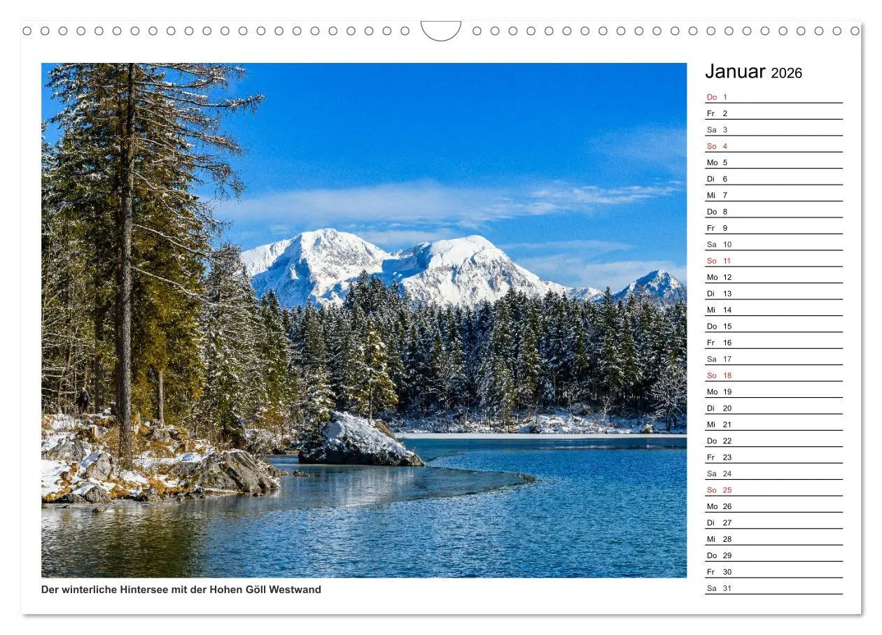 Bild: 9783457965405 | Servus im Bergsteigerdorf Ramsau (Wandkalender 2026 DIN A3 quer),...