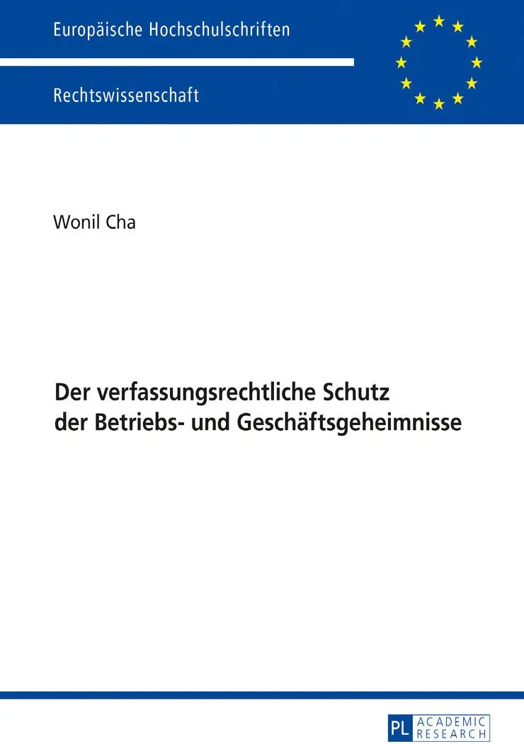 Cover: 9783631655405 | Der verfassungsrechtliche Schutz der Betriebs- und...