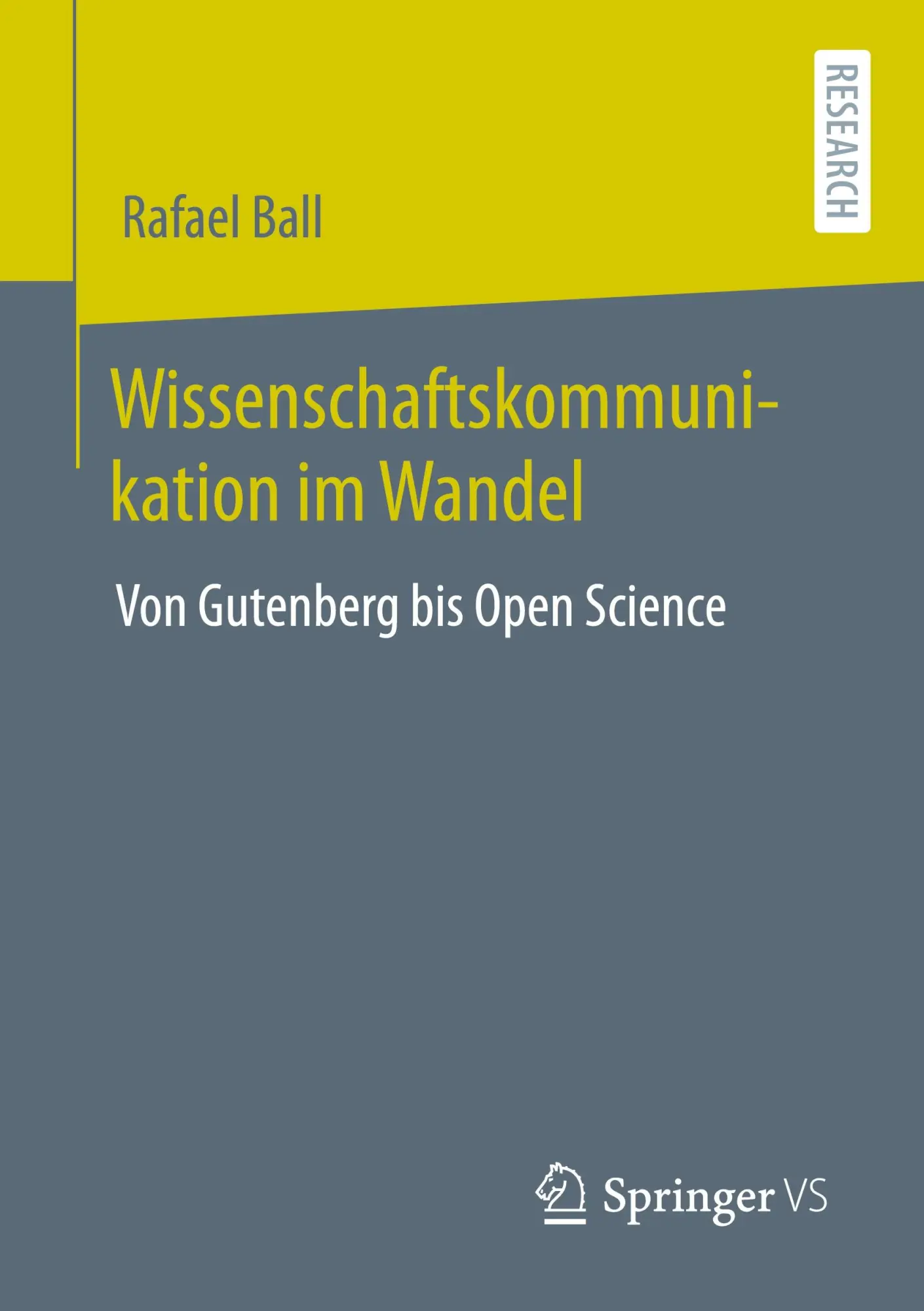 Cover: 9783658315405 | Wissenschaftskommunikation im Wandel | Von Gutenberg bis Open Science