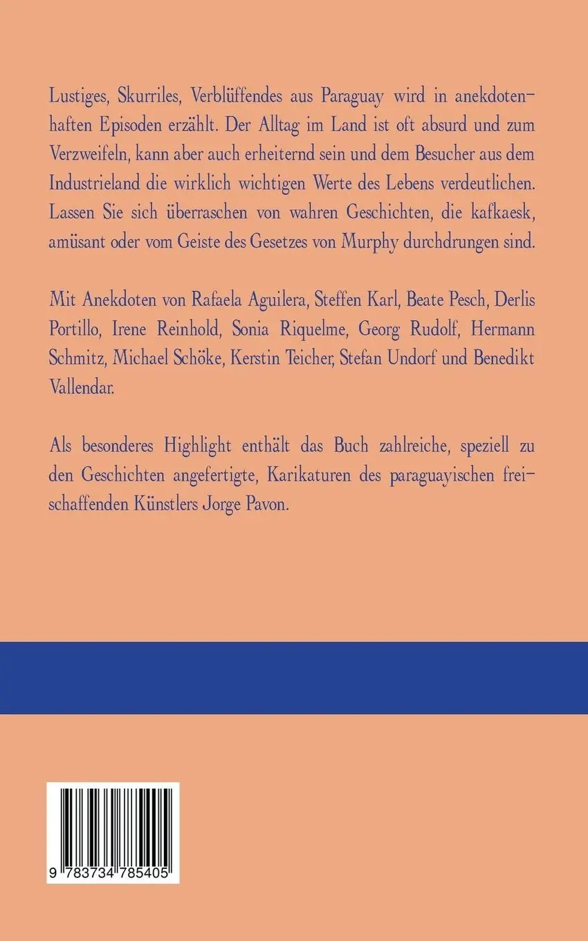 Rückseite: 9783734785405 | Anekdoten aus Paraguay | Kerstin Teicher | Taschenbuch | 172 S. | 2015