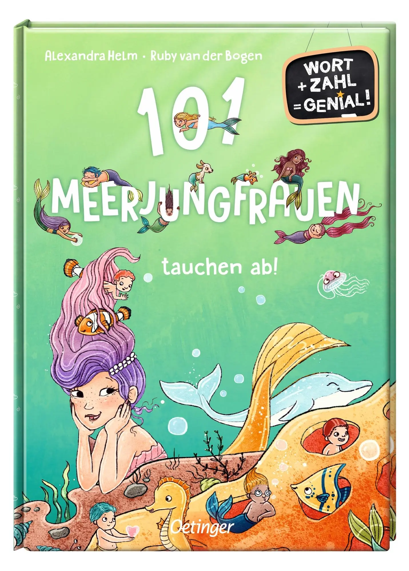 Bild: 9783751205405 | 101 Meerjungfrauen tauchen ab! | Wort + Zahl = genial! Level 1 | Bogen