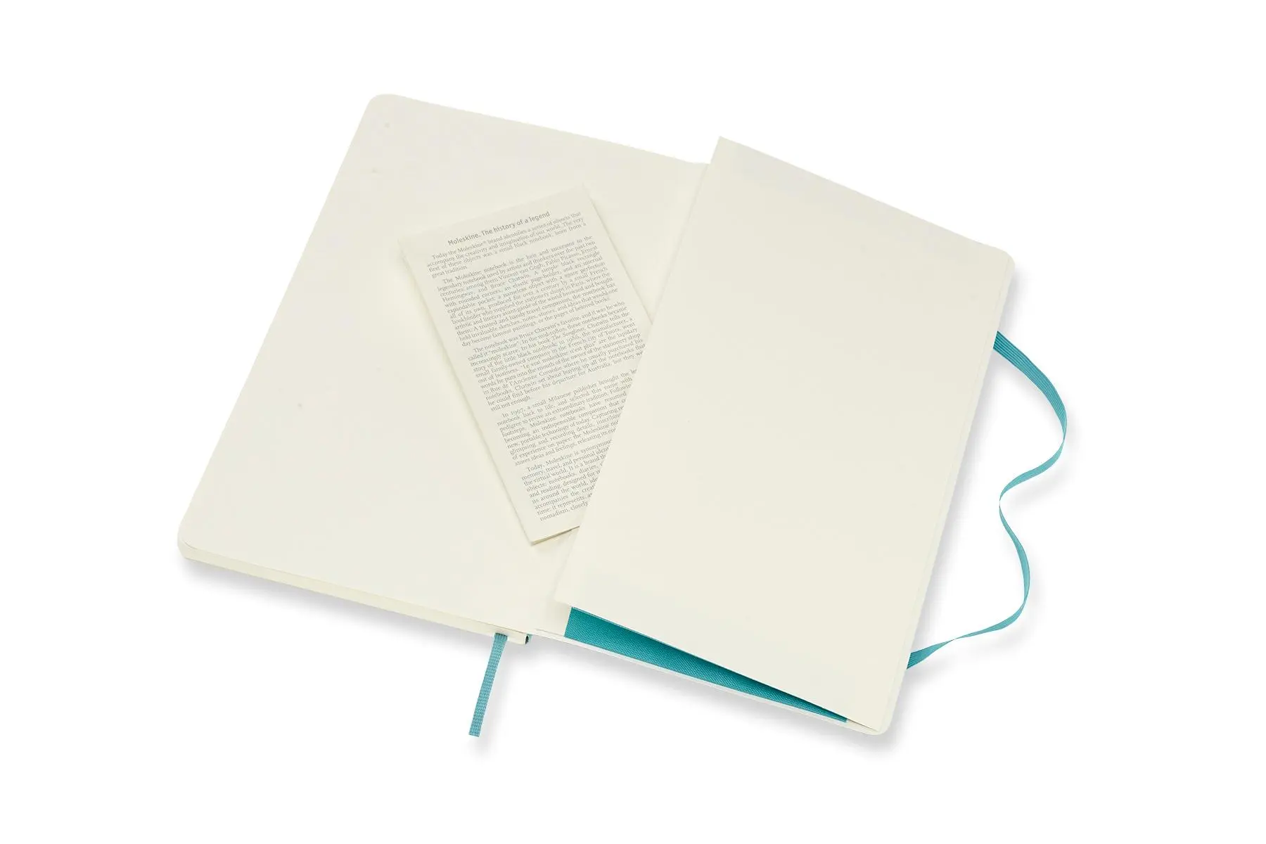 Bild: 8058341715505 | Moleskine Notizbuch Large/A5, Liniert, Soft Cover, Riff Blau | 192 S.