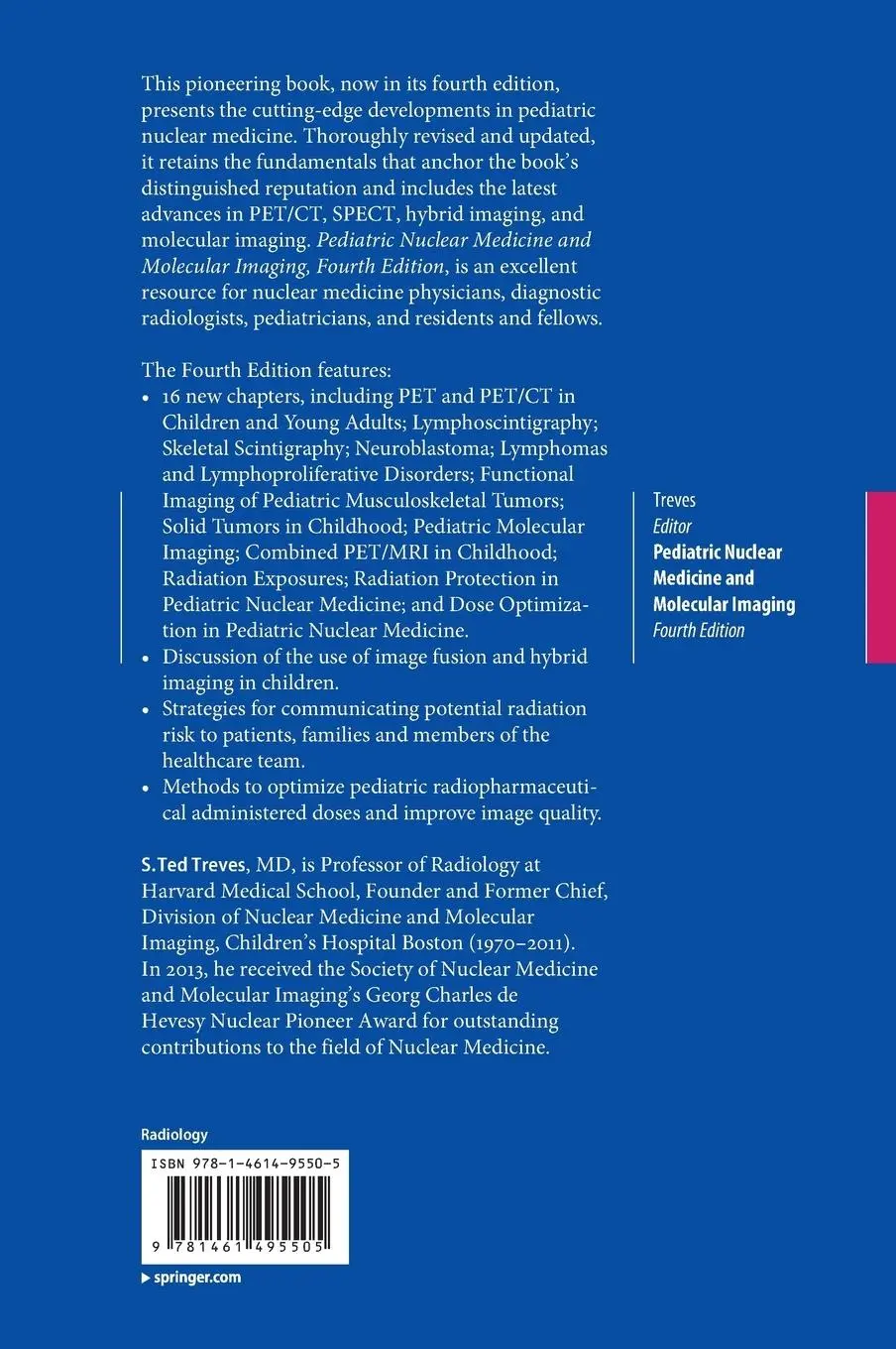 Rückseite: 9781461495505 | Pediatric Nuclear Medicine and Molecular Imaging | S. Ted. Treves