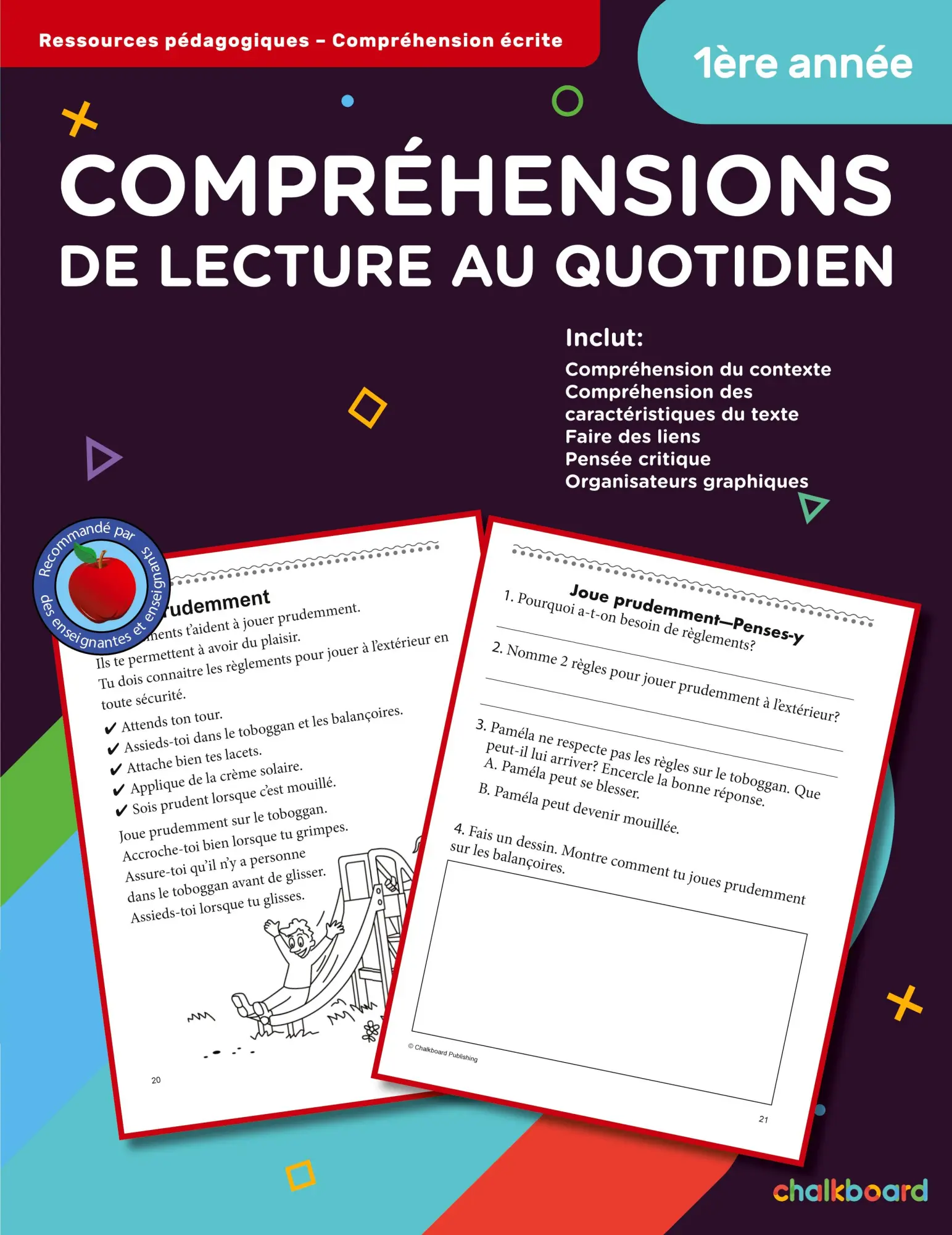 Cover: 9781771055505 | Comprehension de Lecture au Quotidien 1 | Demetra Turnbull | Buch
