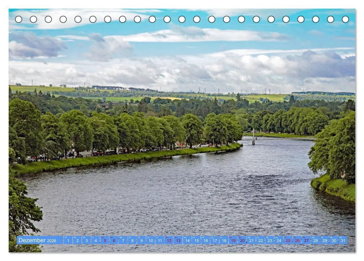 Bild: 9783457575505 | Inverness (Tischkalender 2026 DIN A5 quer), CALVENDO Monatskalender