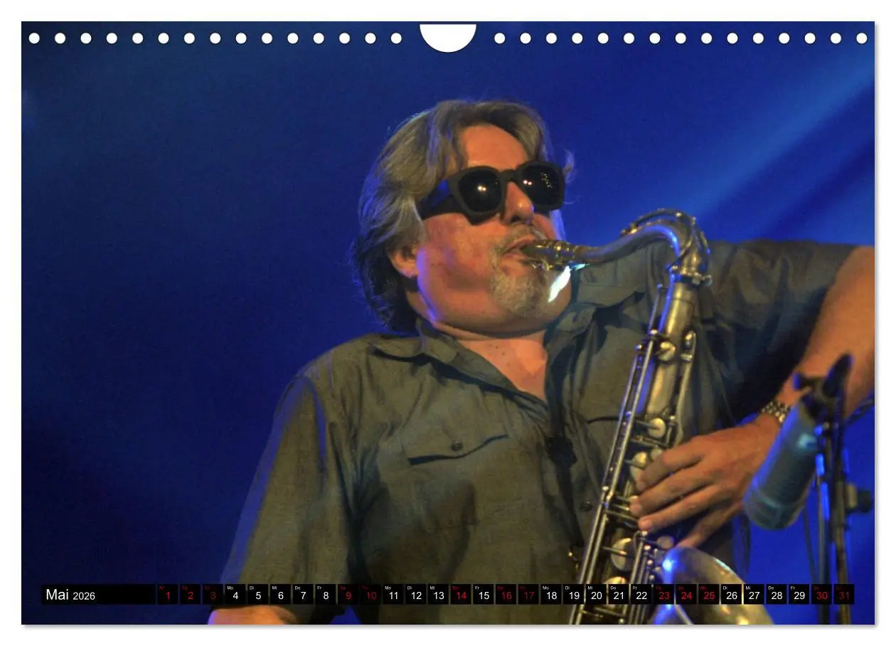 Bild: 9783457885505 | Jazz 2026 (Wandkalender 2026 DIN A4 quer), CALVENDO Monatskalender