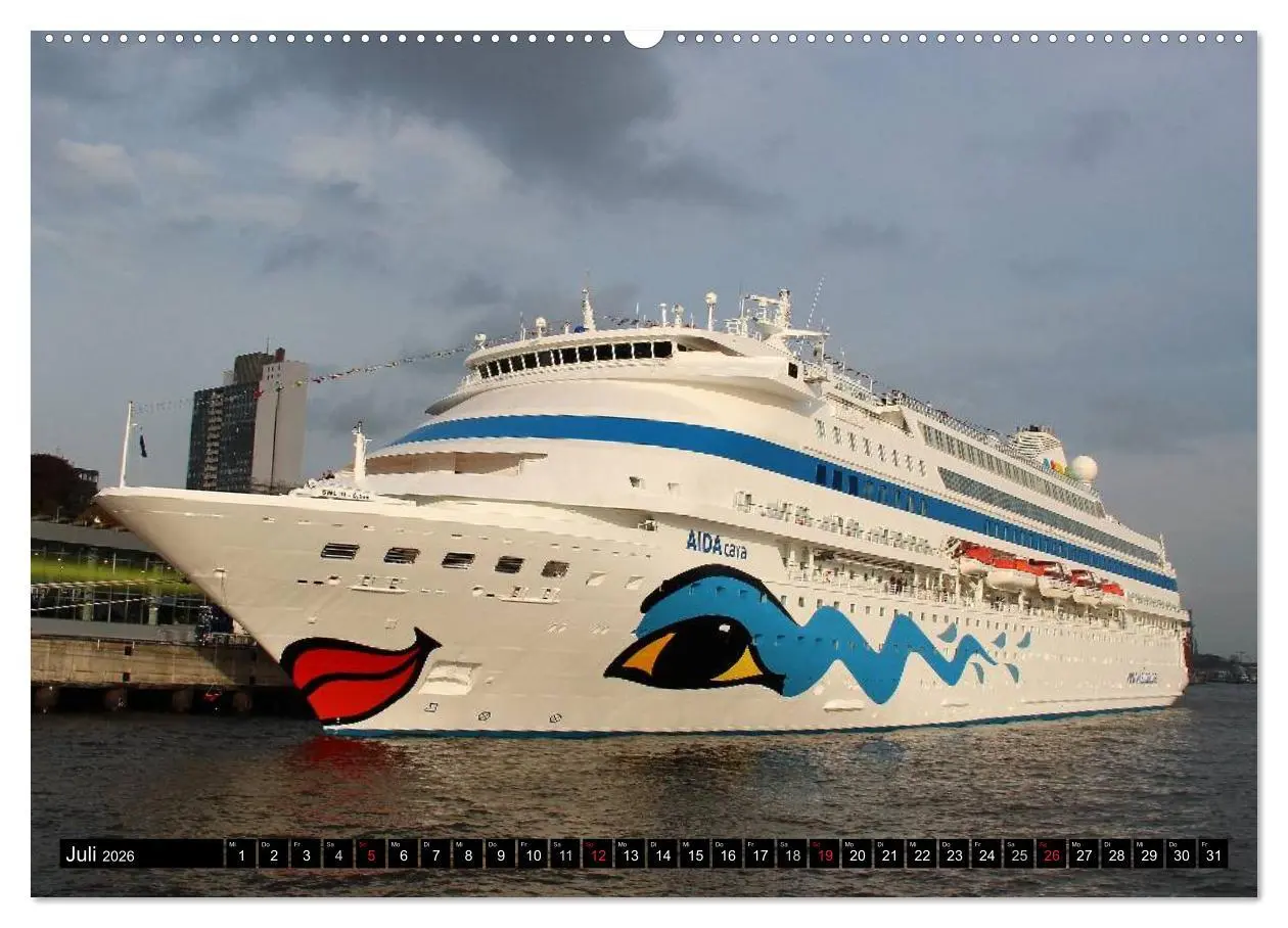 Bild: 9783516115505 | Kreuzfahrtschiffe in Hamburg (hochwertiger Premium Wandkalender...