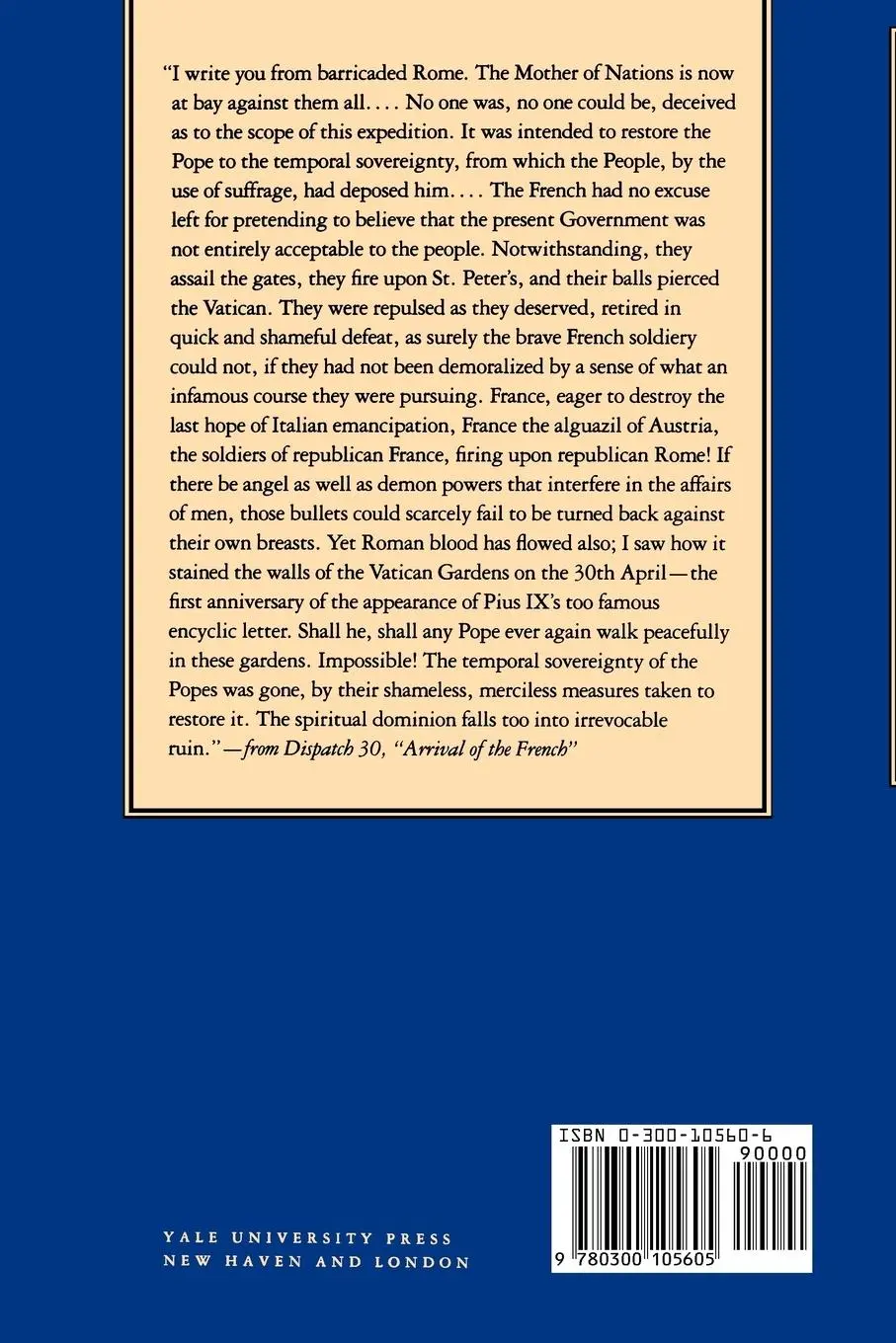 Rückseite: 9780300105605 | These Sad But Glorious Days | Dispatches from Europe, 1846-1850 | Buch