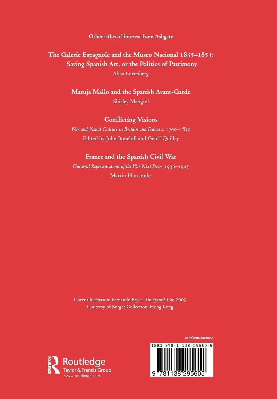 Rückseite: 9781138295605 | Visual Propaganda, Exhibitions, and the Spanish Civil War | Basilio