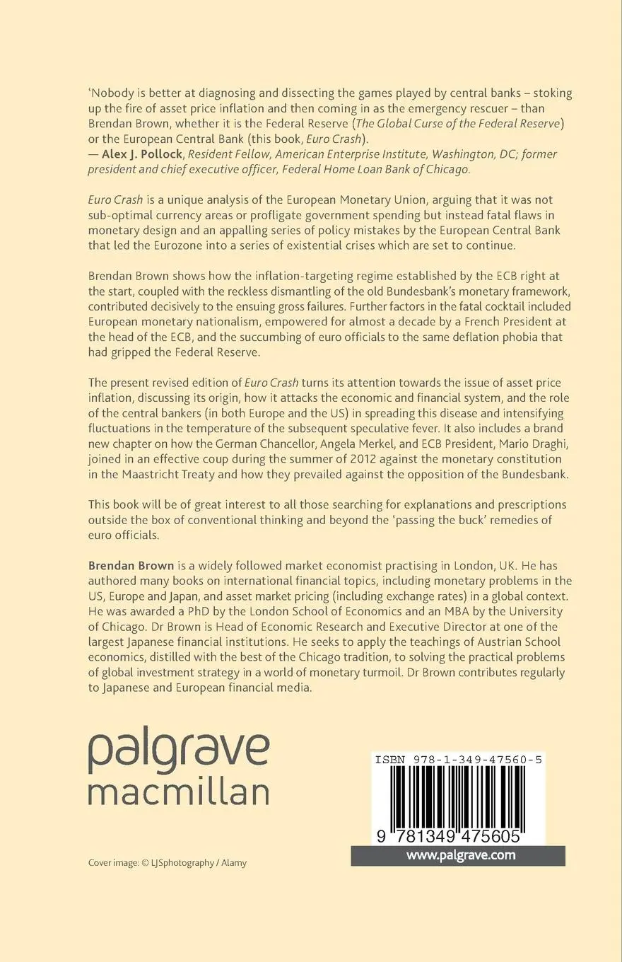 Rückseite: 9781349475605 | Euro Crash | How Asset Price Inflation Destroys the Wealth of Nations