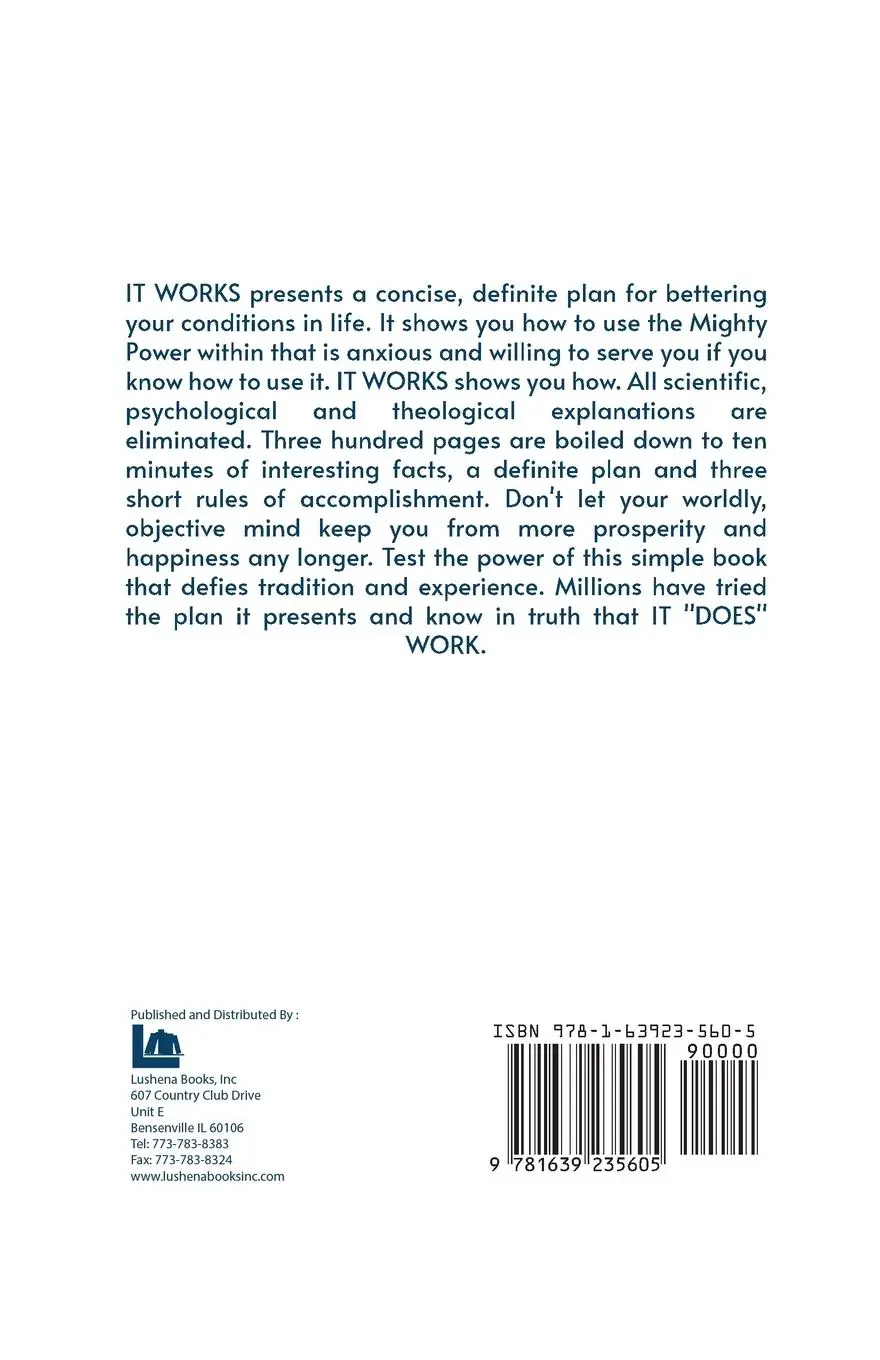 Rückseite: 9781639235605 | It Works | The Famous Little Red Book That Makes Your Dreams Come True