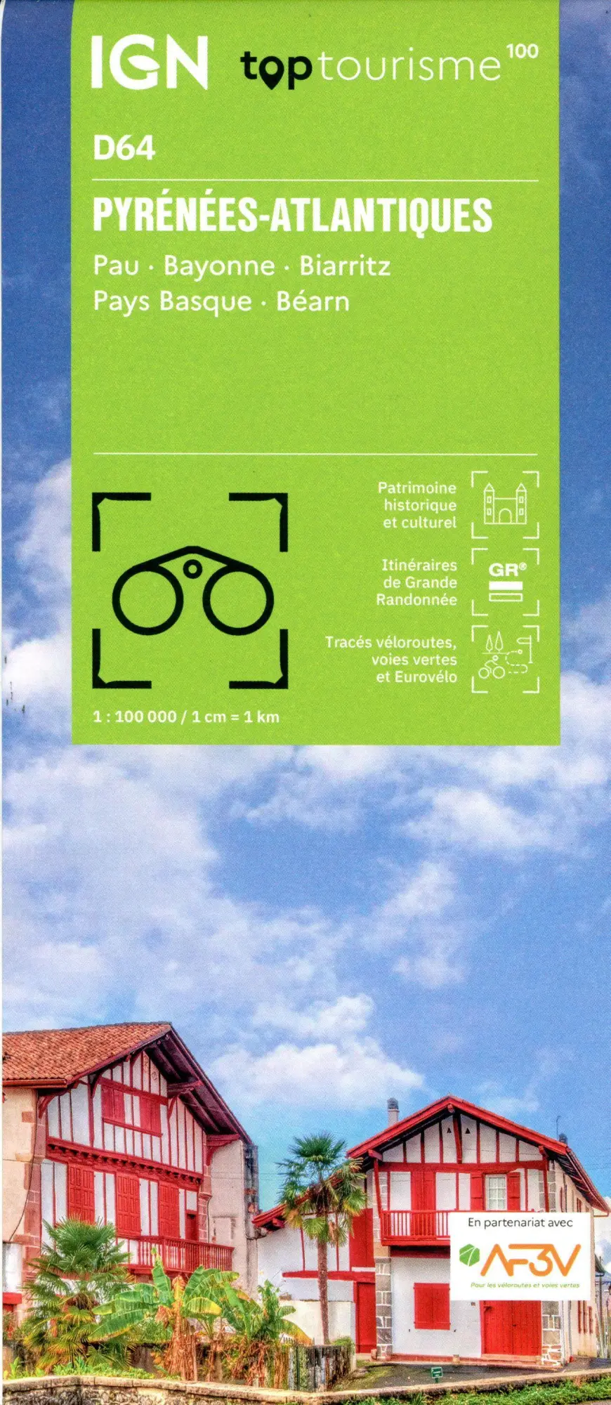 Cover: 9782758555605 | 64 Pyrénées Atlantiques | 1:100000 | (Land-)Karte | Französisch | 2024