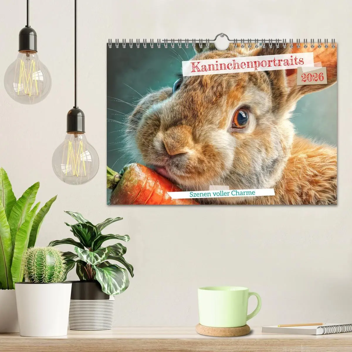 Bild: 9783516725605 | Kaninchenportraits - Szenen voller Charme (Wandkalender 2026 DIN A4...